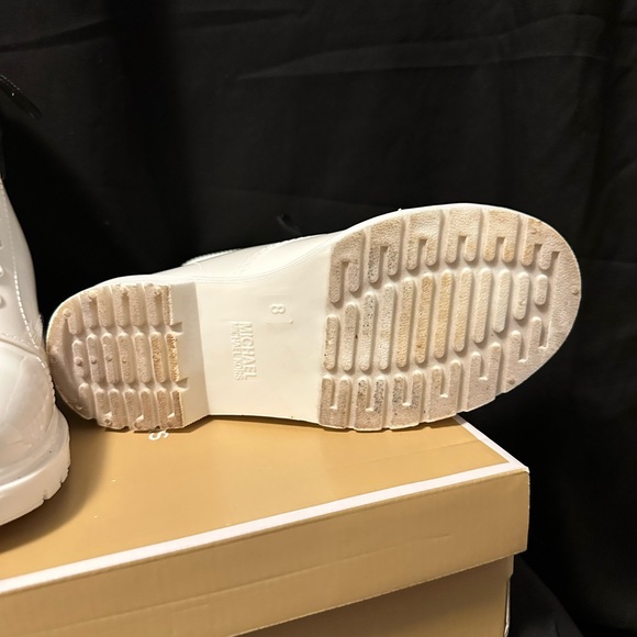 Michael Kors Optic White Rain Booties - Picture 5 of 5